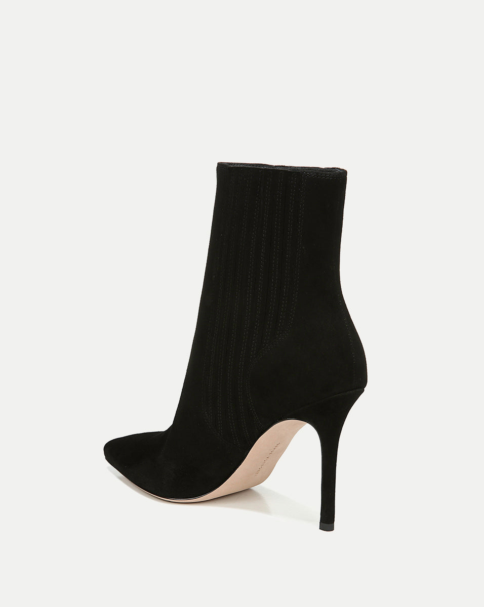 Stylish Suede Ankle Boots with 3.75" Heel | Lisa Bootie