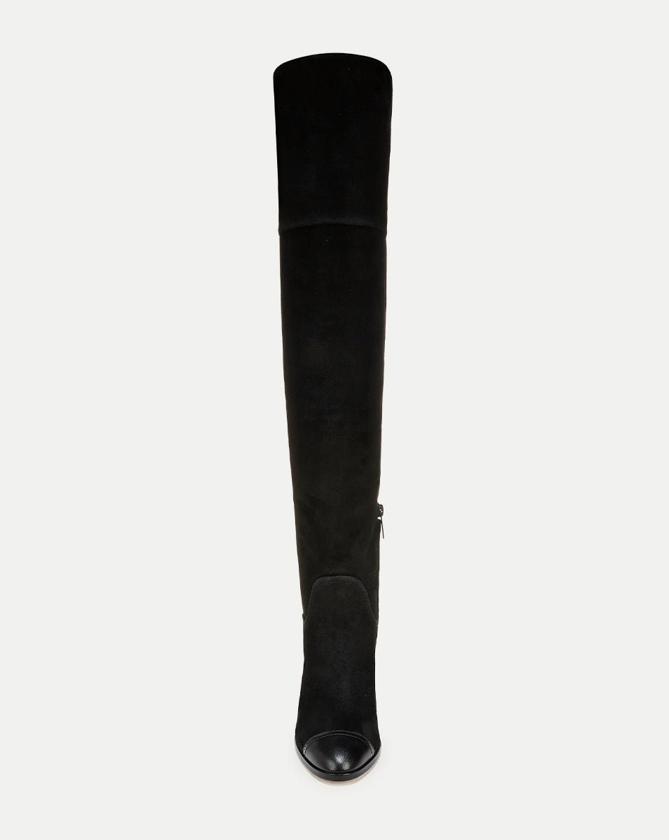 Suede Over-The-Knee Boot with 3.75" Heel & Side Zipper | Conrad