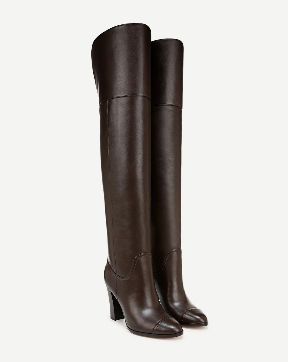 Suede Over-The-Knee Boot with 3.75" Heel & Side Zipper | Conrad
