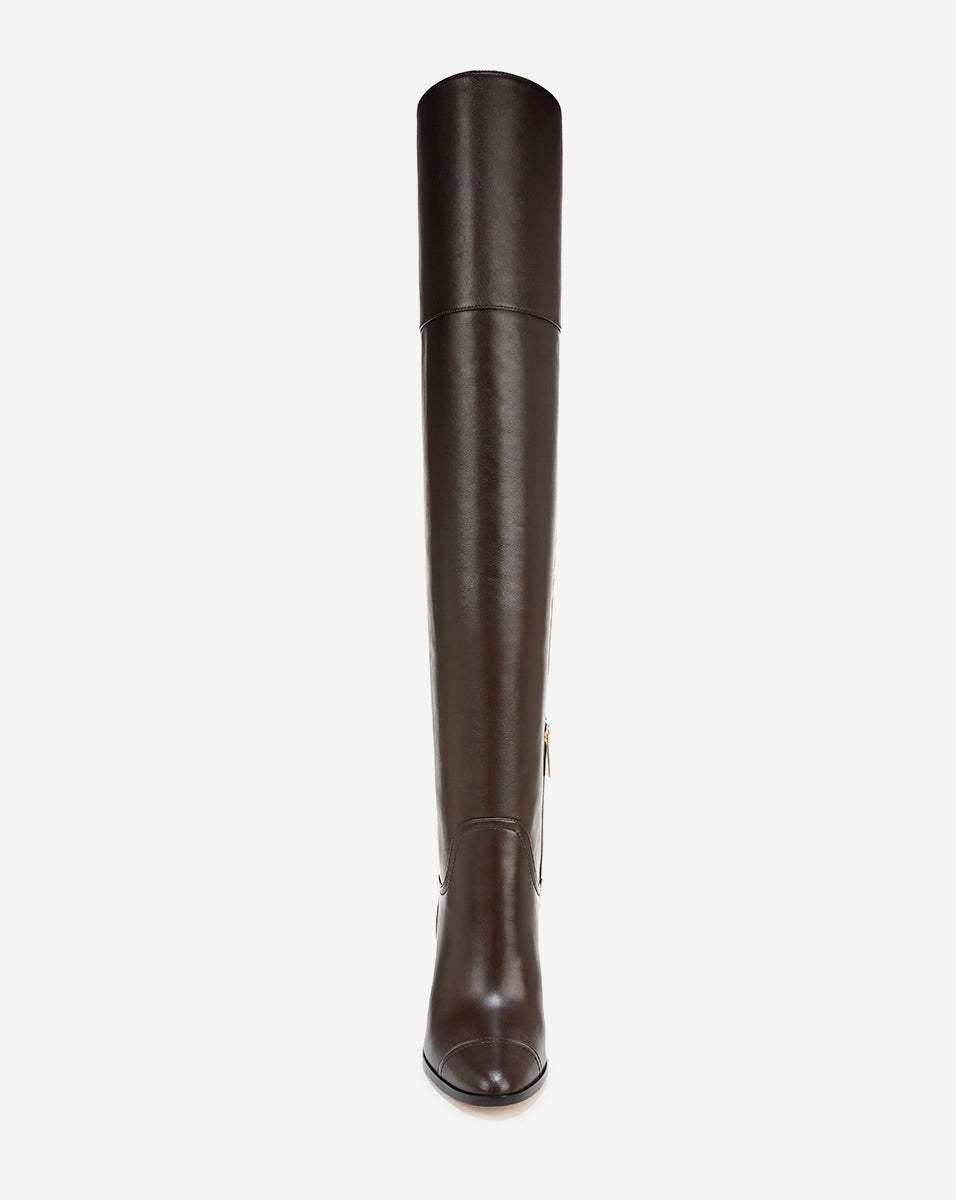 Suede Over-The-Knee Boot with 3.75" Heel & Side Zipper | Conrad