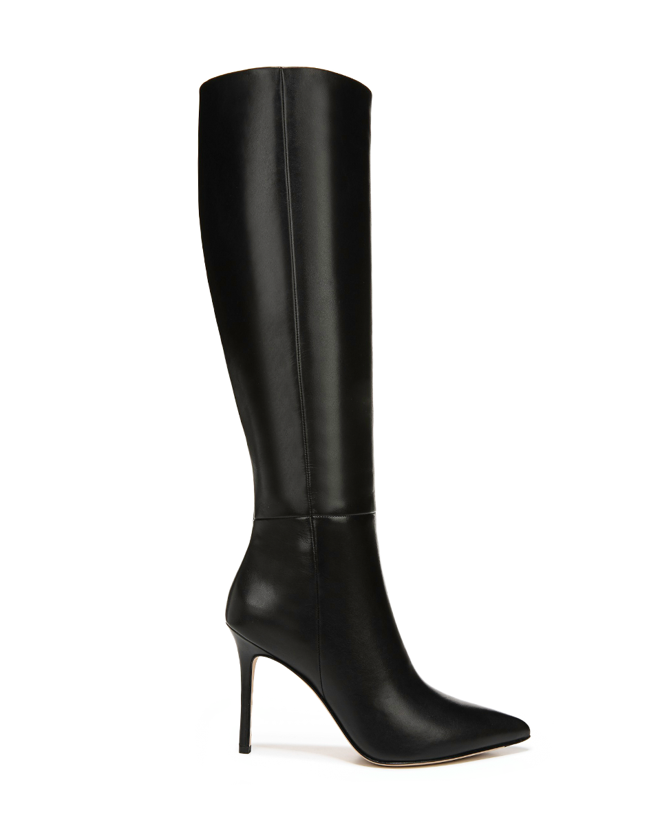 Knee-High Leather Boots with Stiletto Heel for Women | Lisa Tall Boot