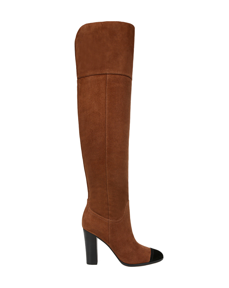 Suede Over-The-Knee Boot with 3.75" Heel & Side Zipper | Conrad