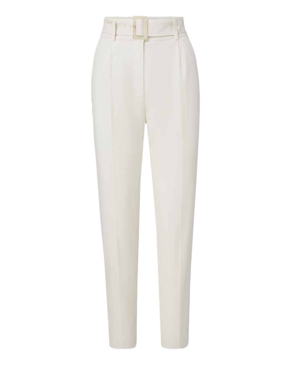 High-Rise Stretch-Linen Pants for Women | Sofia