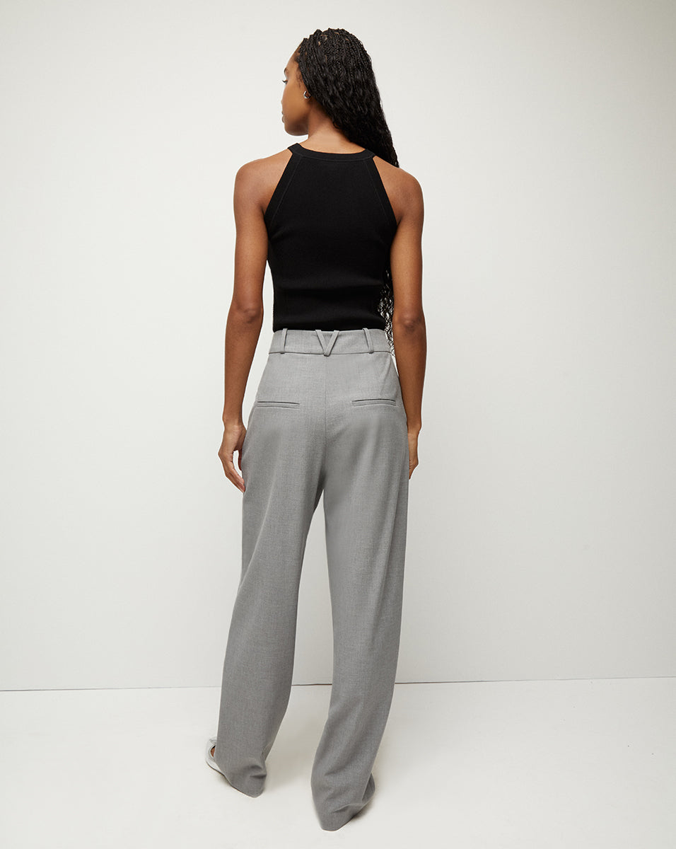 Relaxed Fit Lagarde Pants for Women | Lightweight Suiting Fabric