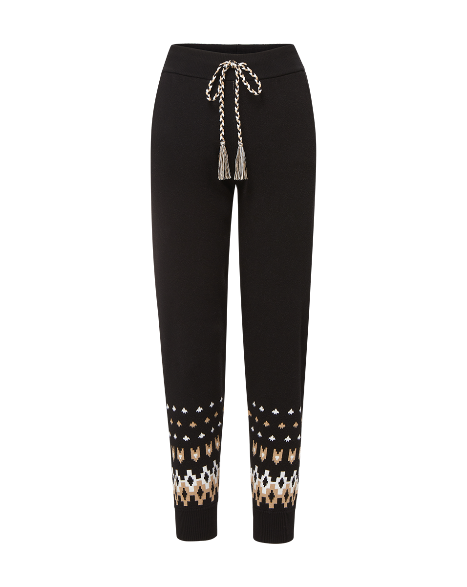 Organic Cotton Knit Joggers with Wide Waistband & Ribbed Cuffs | Fairbanks JoJo