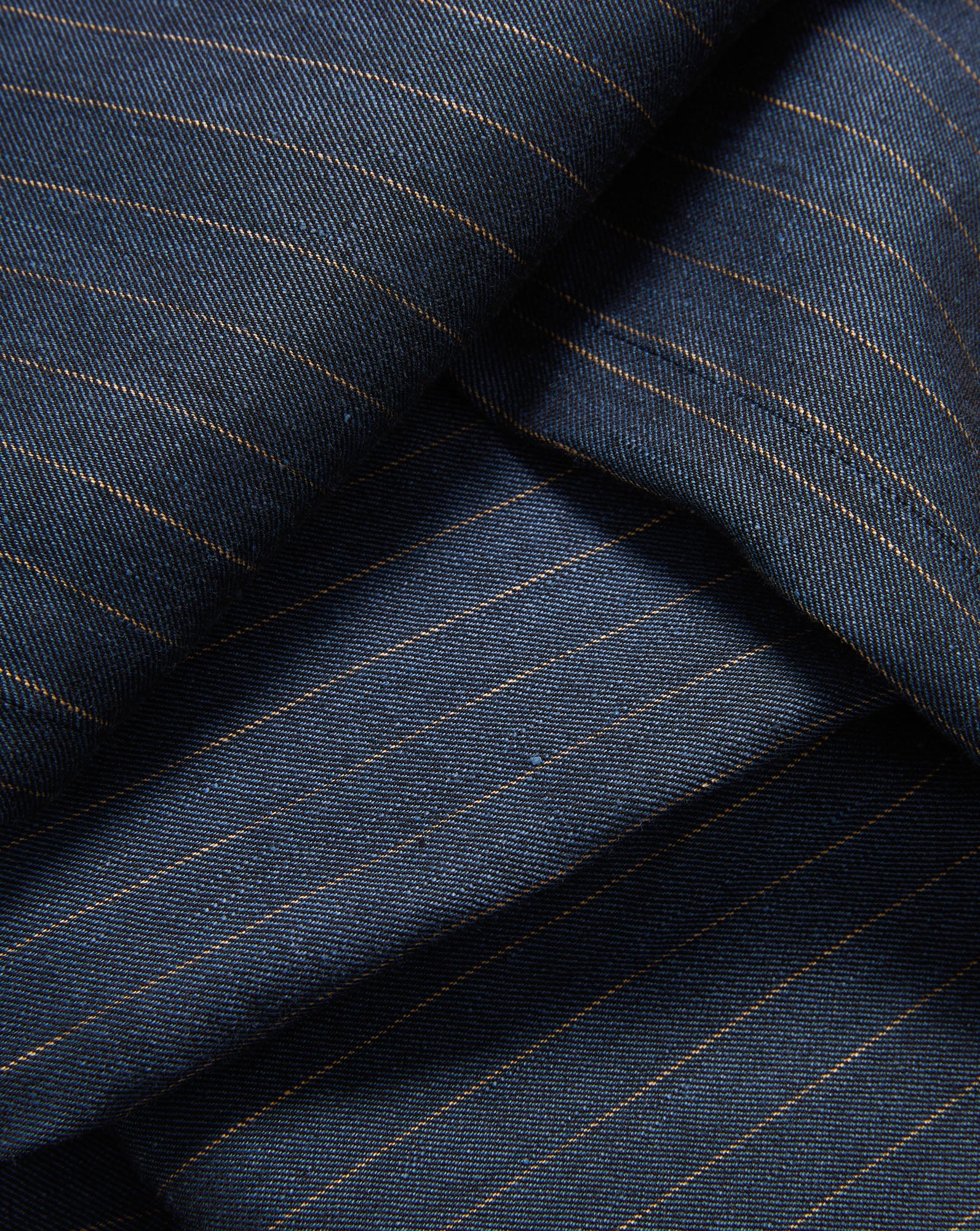 High-Waisted Wide-Leg Pinstripe Pants | Italian Linen | Rimini