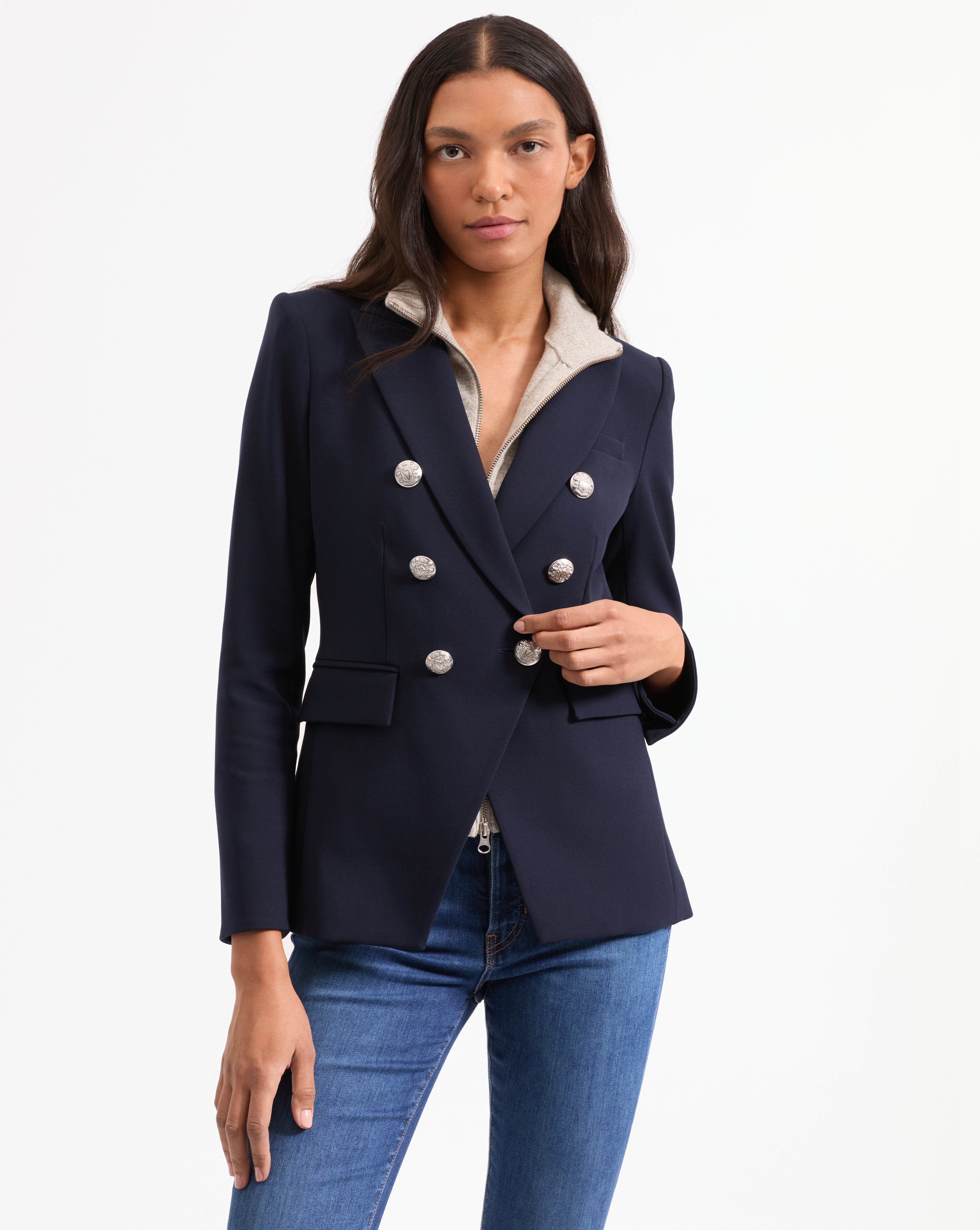 Miller Dickey Jacket - Slim Tailored Blazer with Stretch | Classic Suiting Style