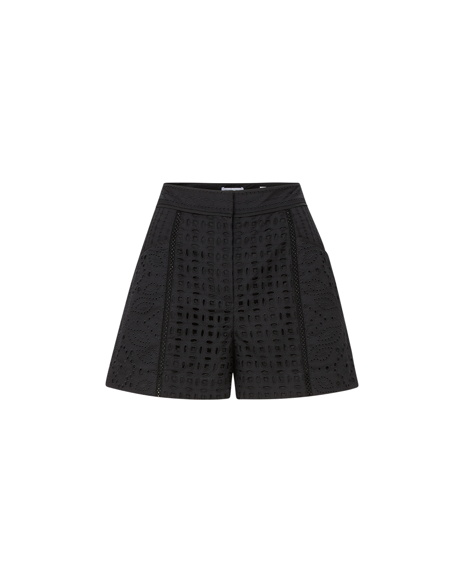 Eyelet Cotton Shorts for Women | Fabian Relaxed Weekend Style