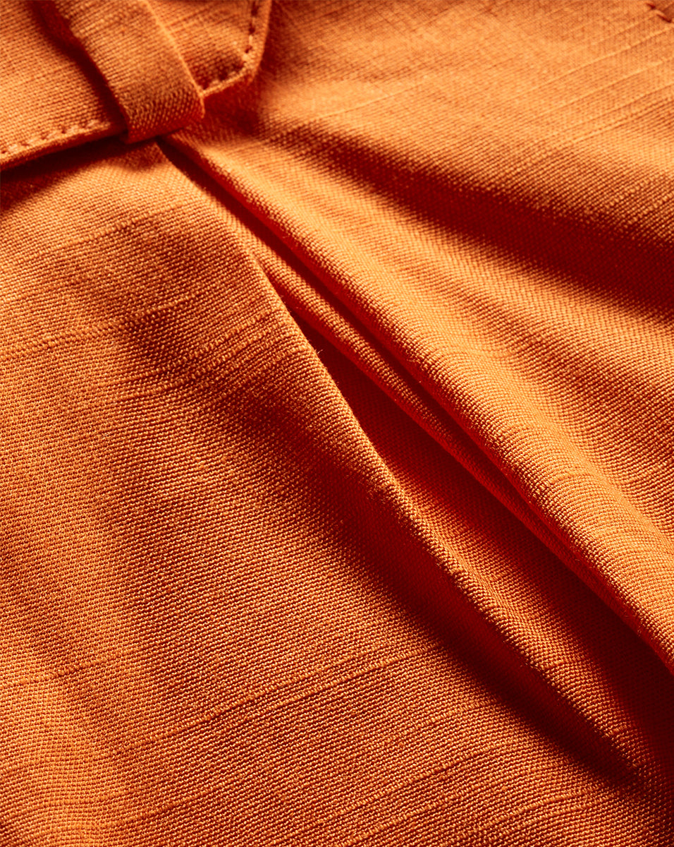 Stretch Linen Shorts for Women with Adjustable Waist | Franzi