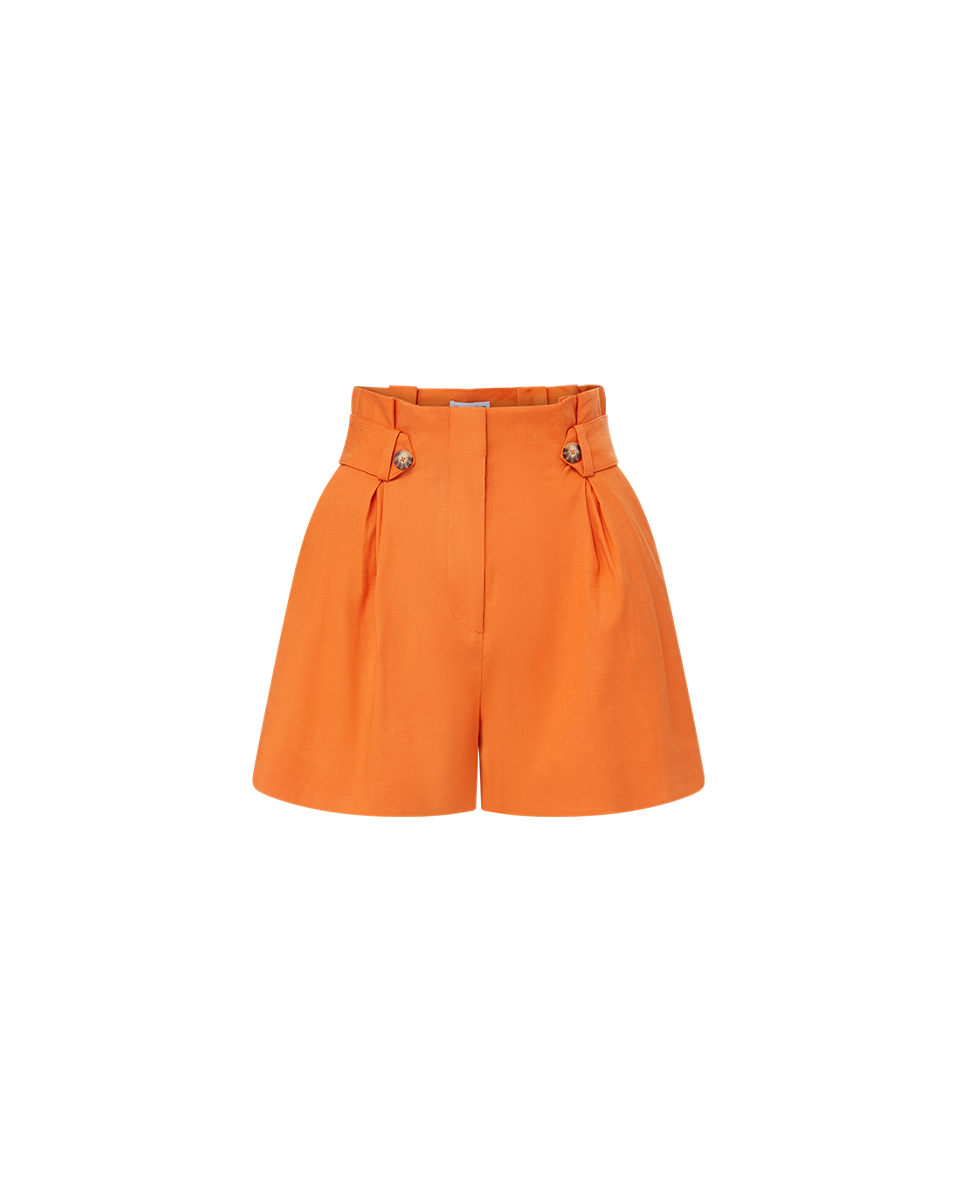 Stretch Linen Shorts for Women with Adjustable Waist | Franzi