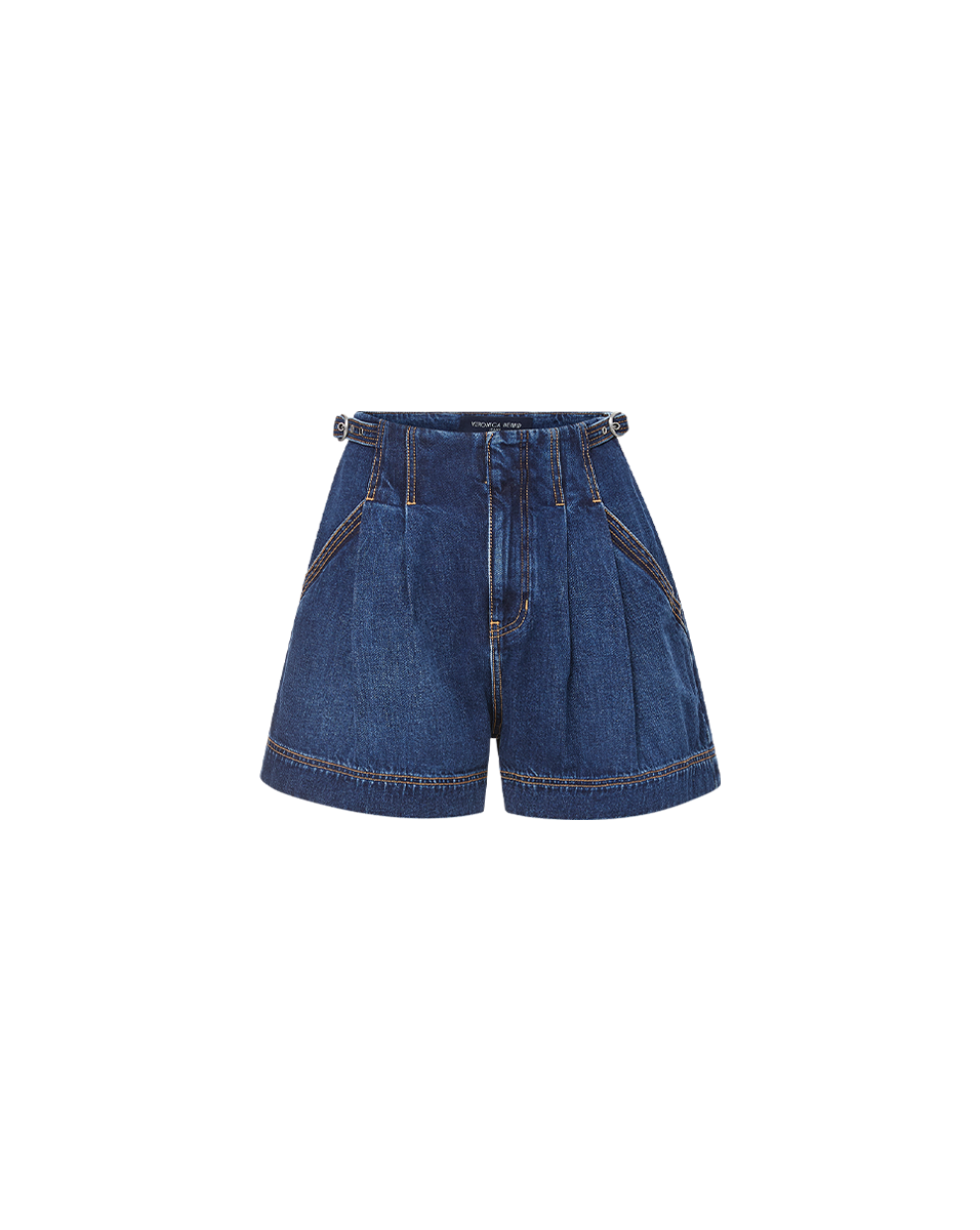 Relaxed A-Line Denim Shorts for Women | Jaffe