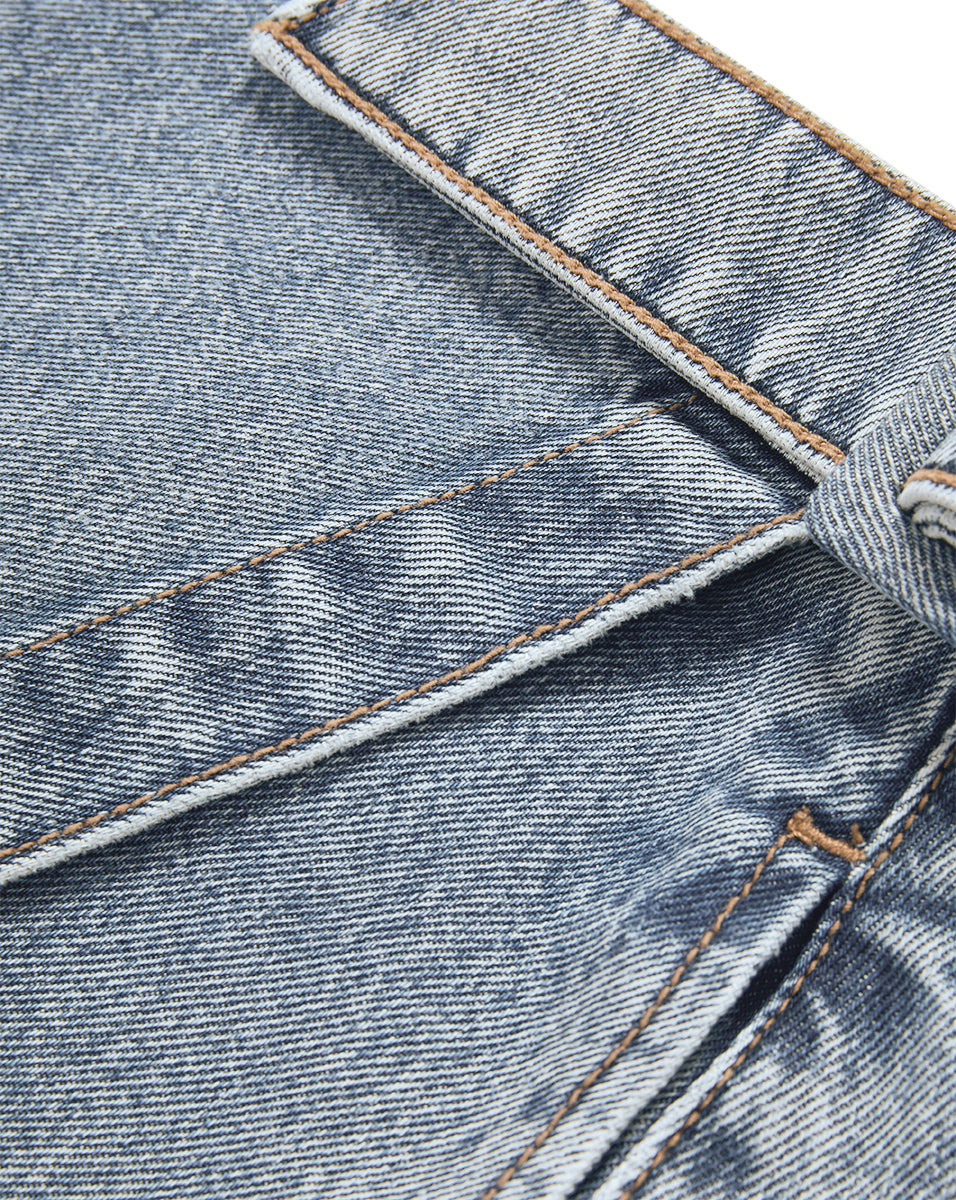 Wrap Skirt Shorts for Women | Premium Japanese Denim Skort | Diaz