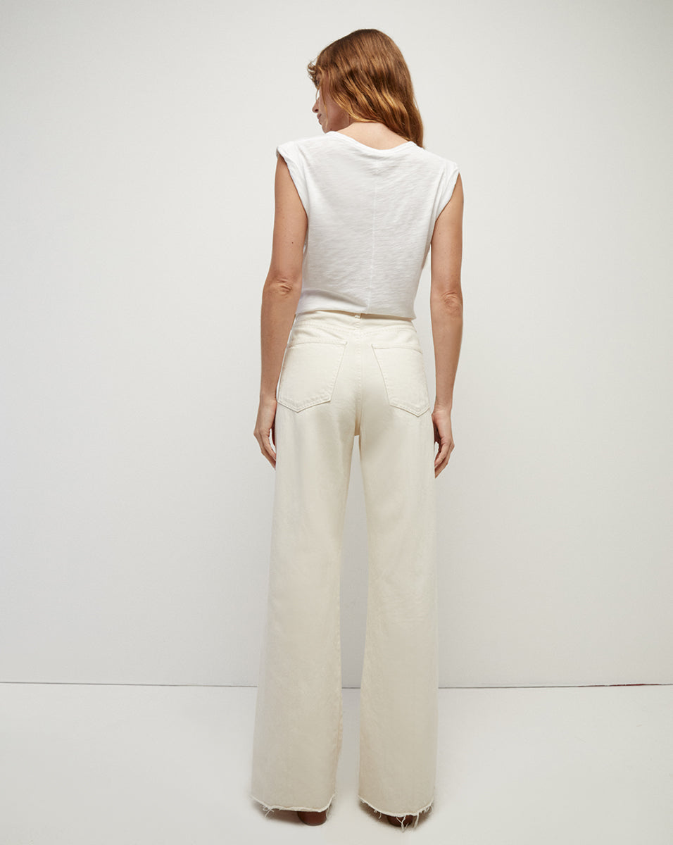 High-Rise Wide-Leg Jeans in Timeless Blue Wash | Taylor