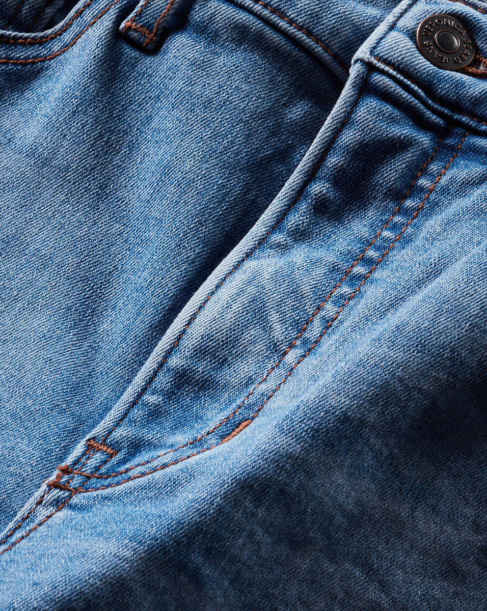 High-Rise Kick-Flare Jeans in Classic Black Wash | Carson