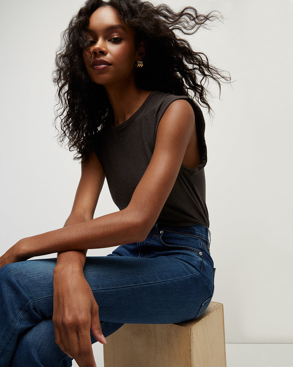 Relaxed Muscle Tank Top in 100% Pima Cotton | Dree