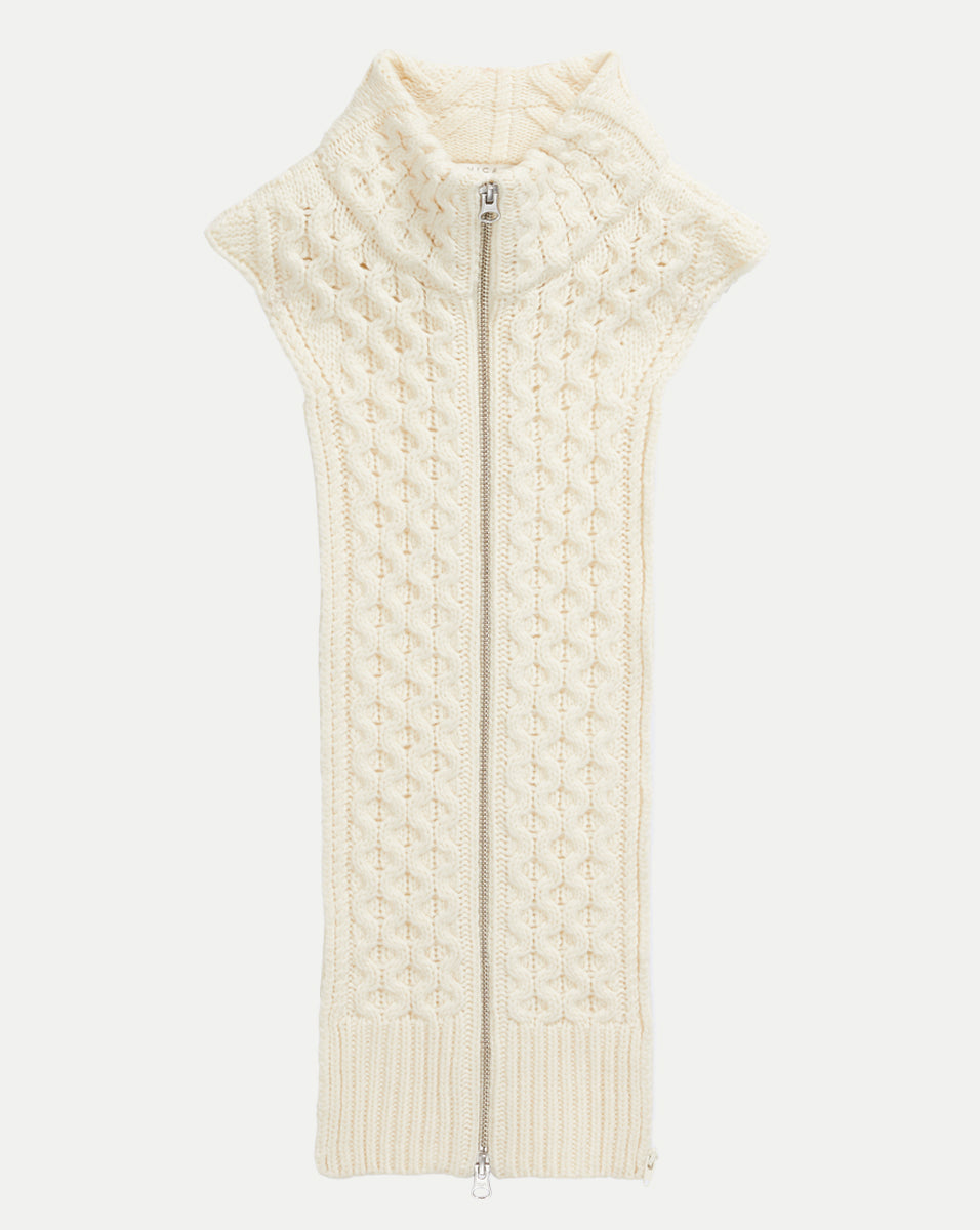 Men's Wool Dickey with Two-Way Zipper | Upstate Layering Essential