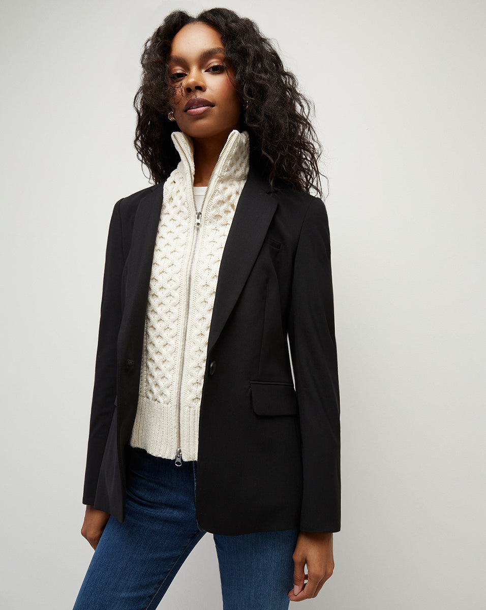 Men's Wool Dickey with Two-Way Zipper | Upstate Layering Essential
