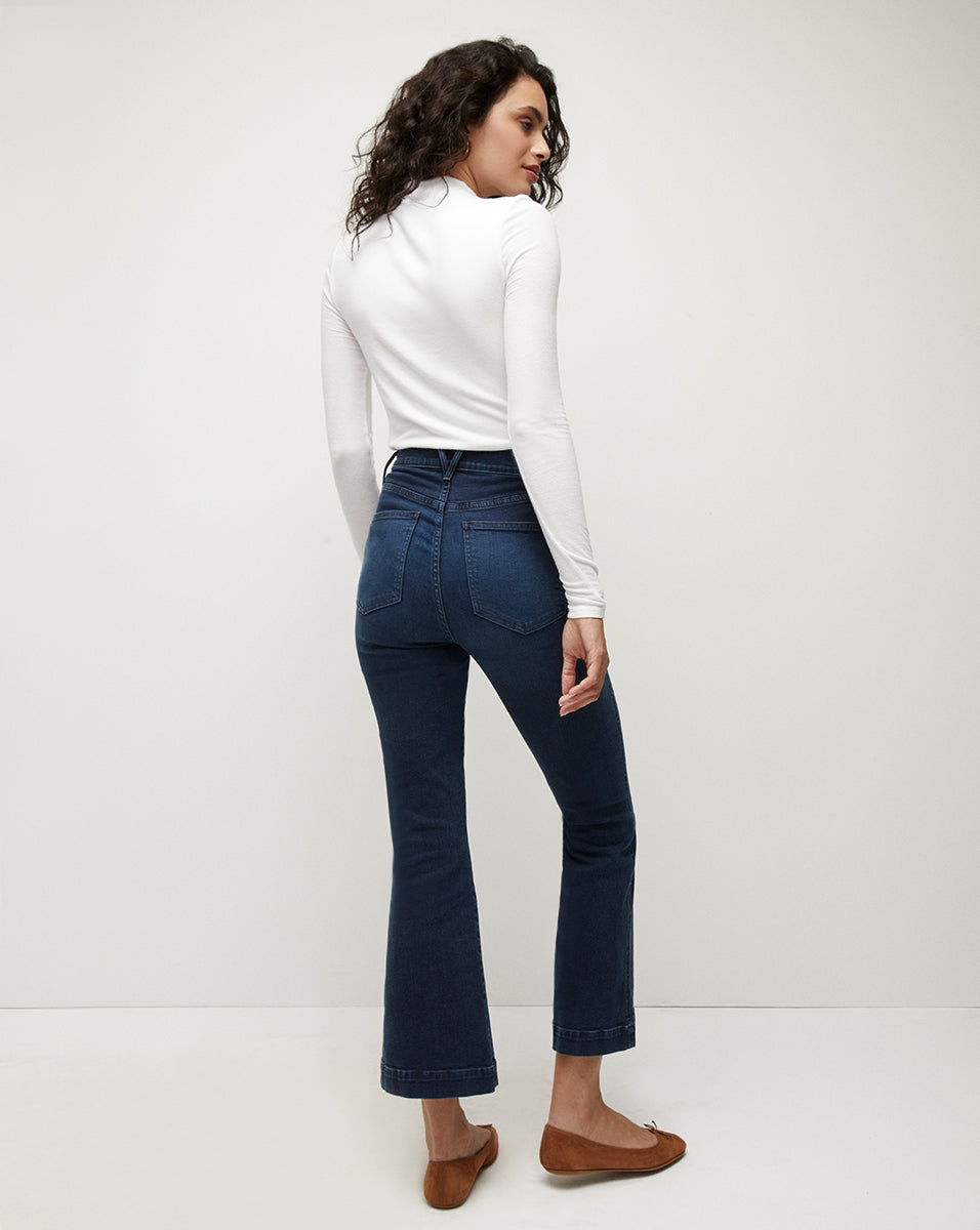 Ruched Turtleneck Top for Women | Soft-Stretch Modal Blend