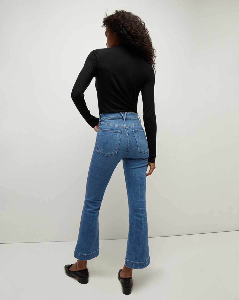 Ruched Turtleneck Top for Women | Soft-Stretch Modal Blend