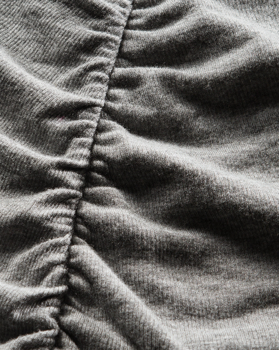Ruched Turtleneck Top for Women | Soft-Stretch Modal Blend