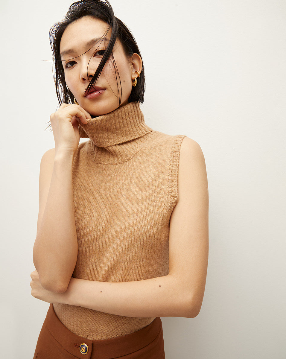 Luxury Cashmere Turtleneck Sweater for Women | Mazzy