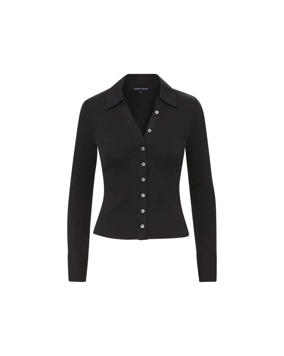 Stretch Cotton Button-Down Shirt for Work & Weekend | Scottie