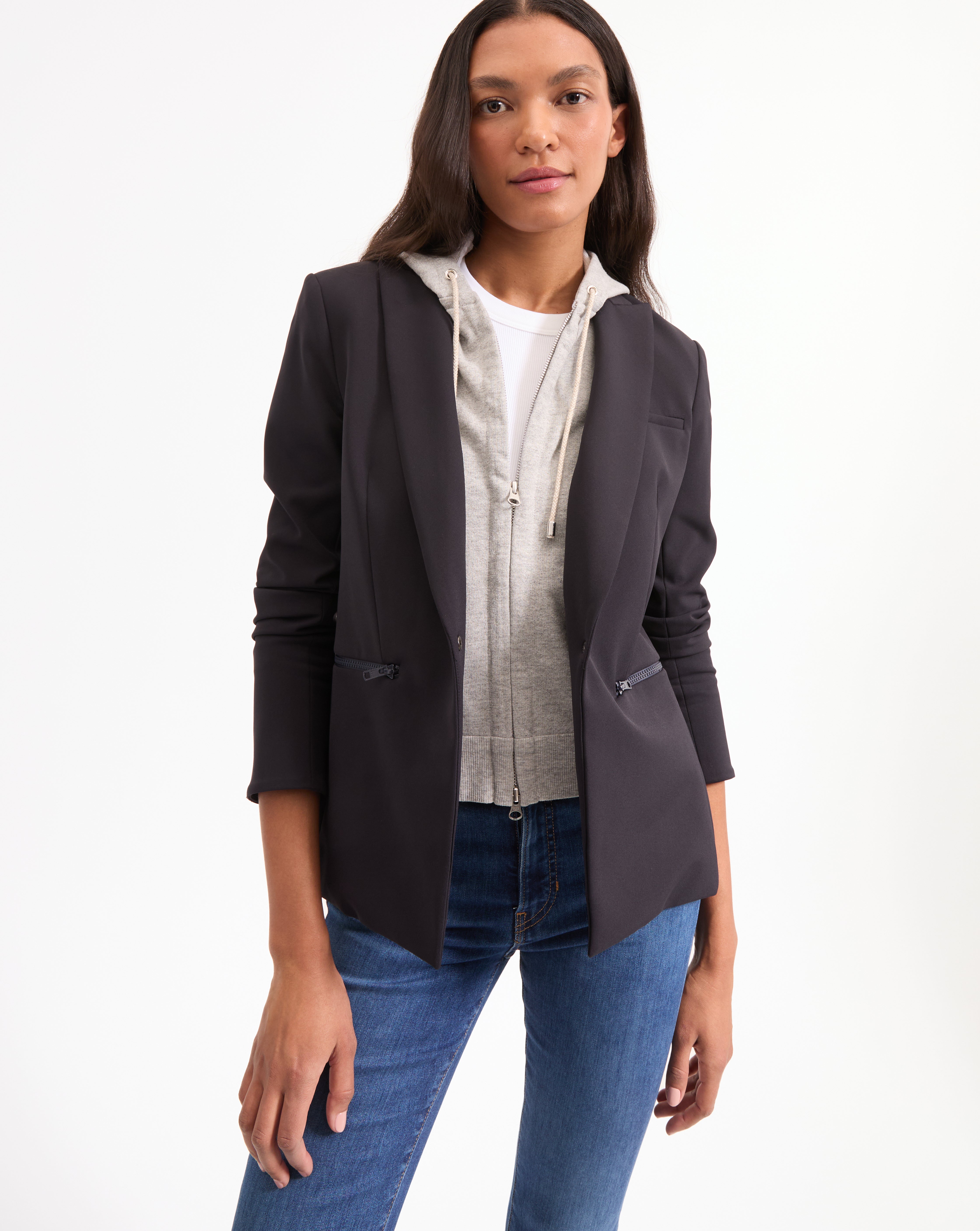 Wrinkle-Resistant Scuba Jacket with Zip Pockets | Dickey
