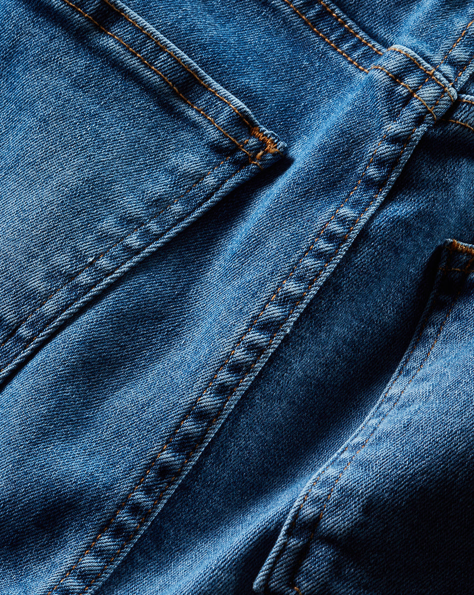 High-Rise Kick-Flare Jeans for Women | Premium Italian Denim