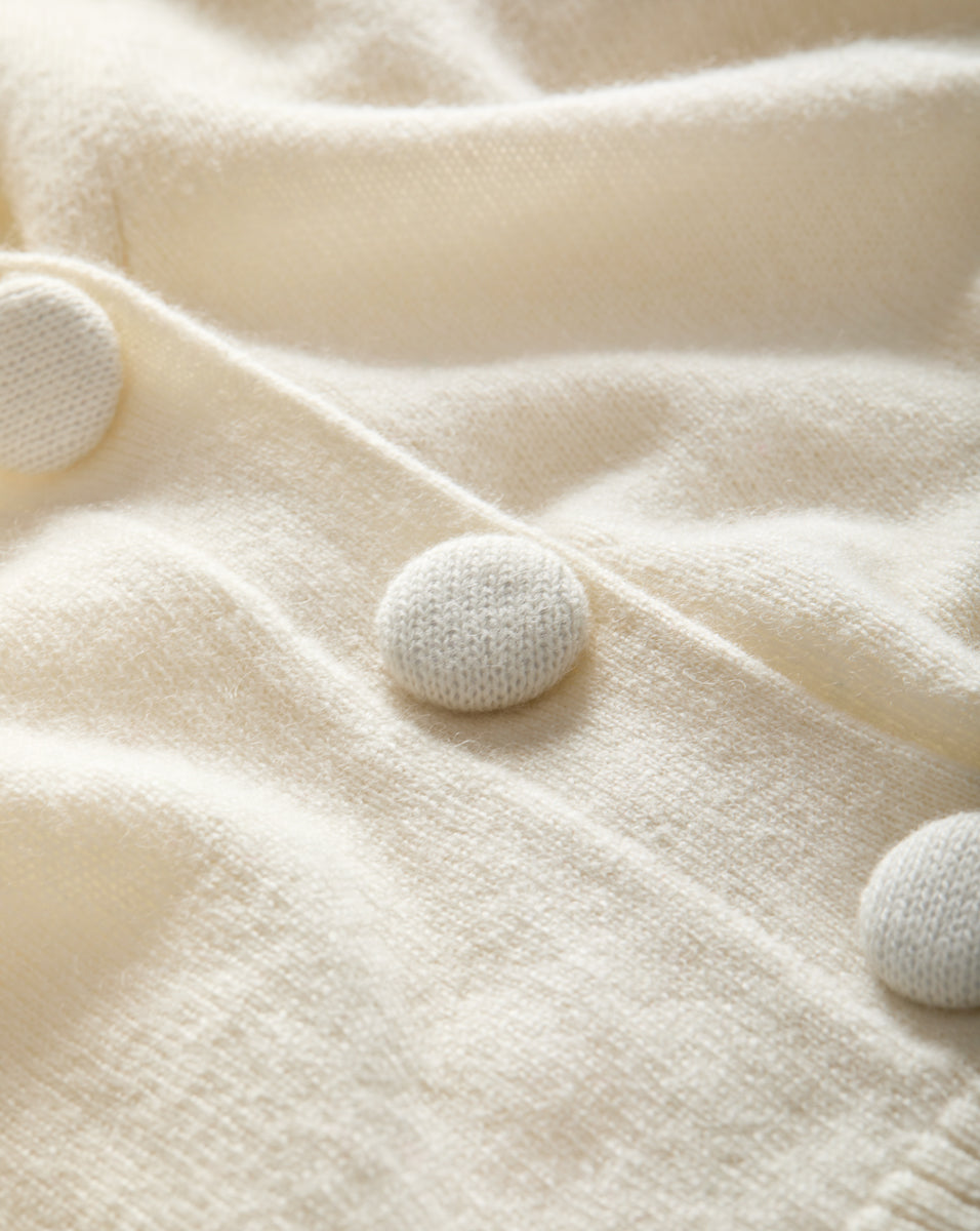 Short Sleeve Cashmere Cardigan for Women | Solene