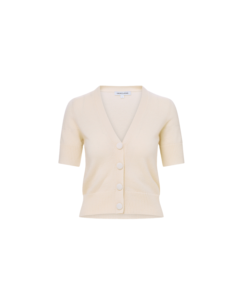 Short Sleeve Cashmere Cardigan for Women | Solene