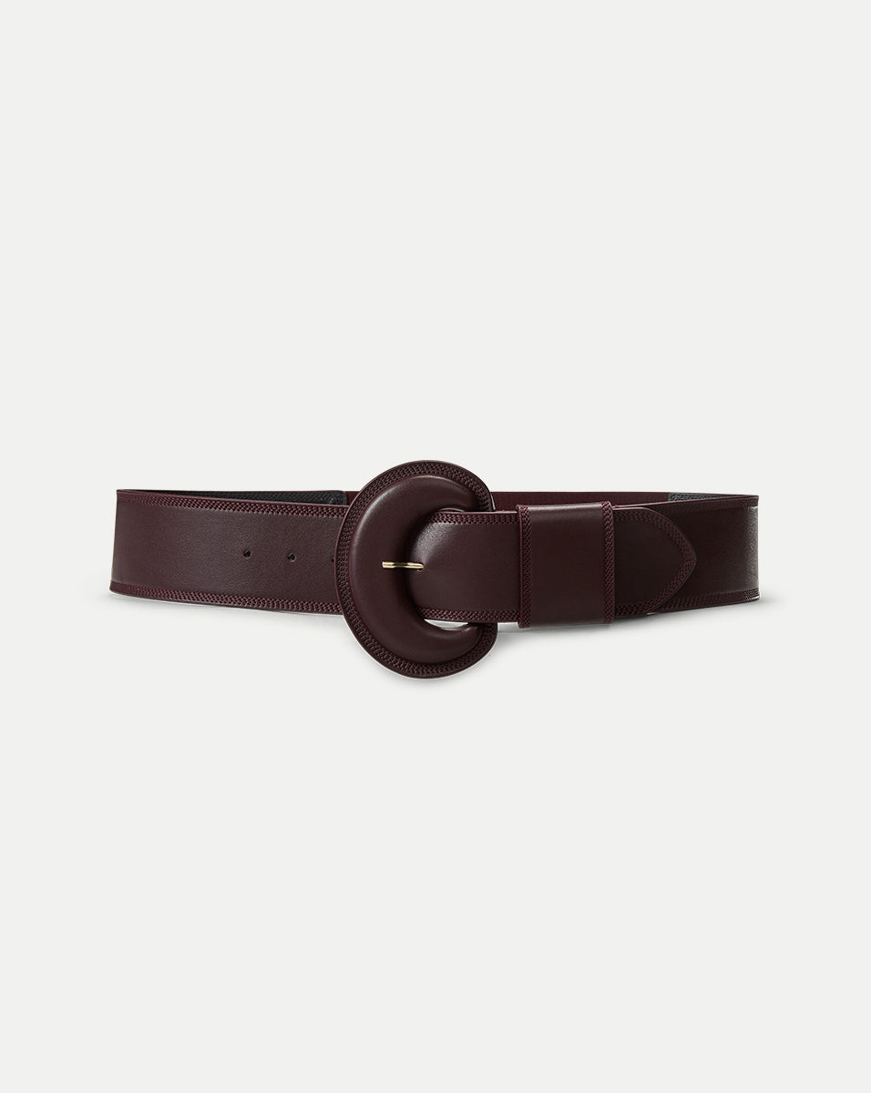 Luxury Italian Leather Belt with Elastic | Gavazzeni Carolina