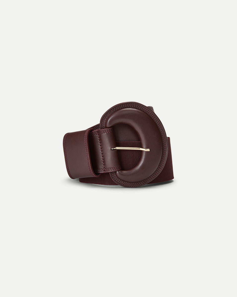 Luxury Italian Leather Belt with Elastic | Gavazzeni Carolina