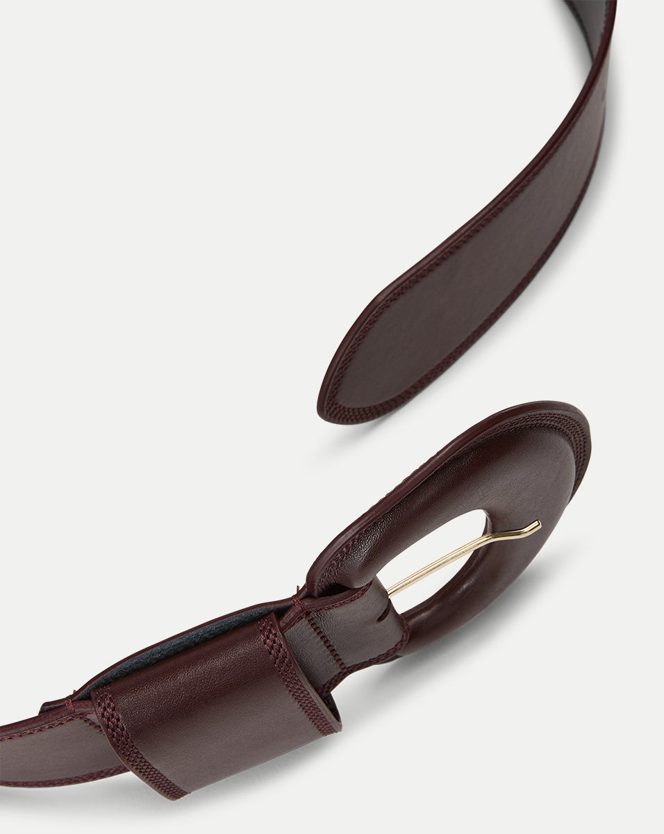 Luxury Italian Leather Belt with Elastic | Gavazzeni Carolina