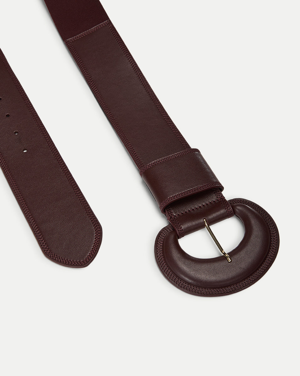 Luxury Italian Leather Belt with Elastic | Gavazzeni Carolina