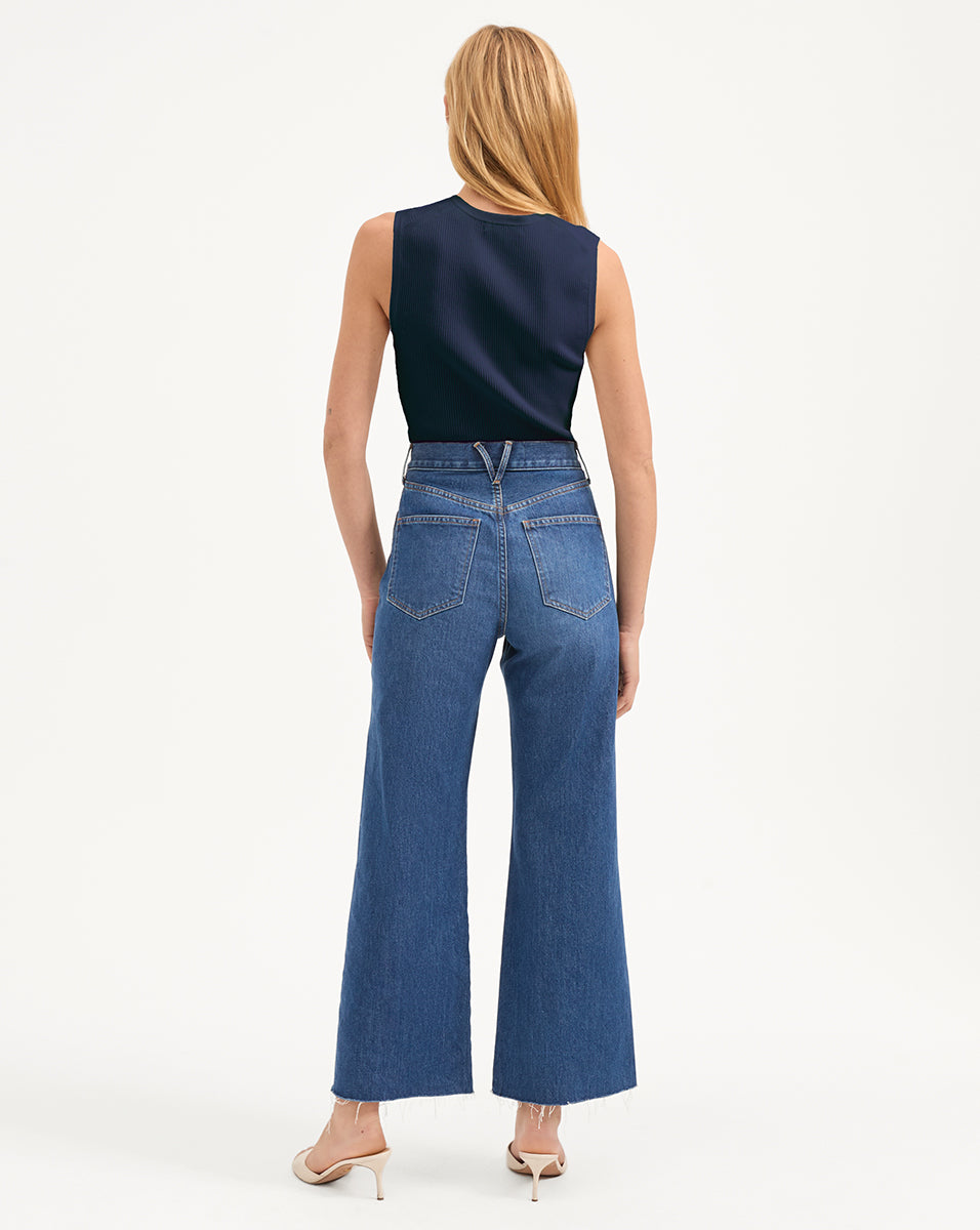 Ribbed Viscose Knit Tank Top for Women | Sid