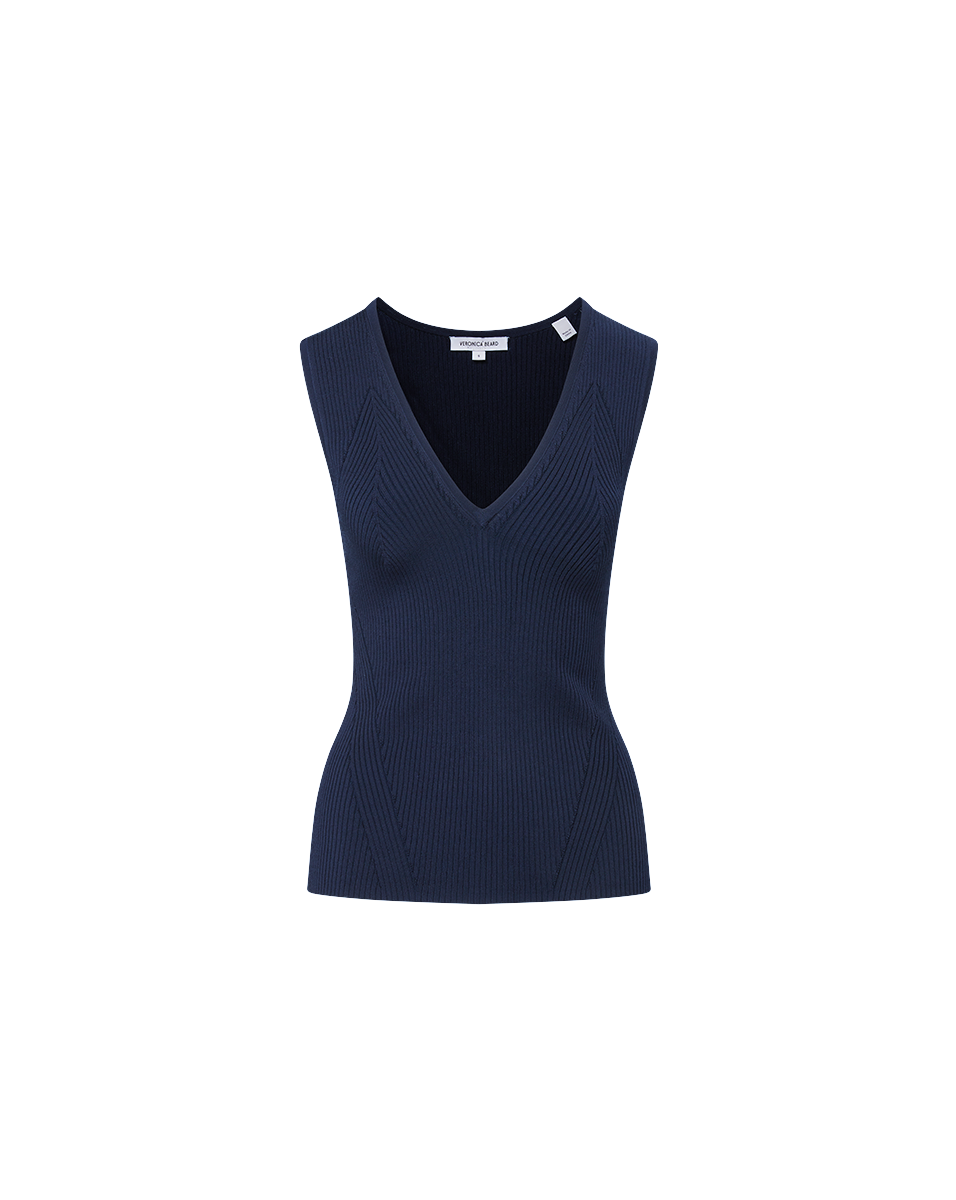 Ribbed Viscose Knit Tank Top for Women | Sid