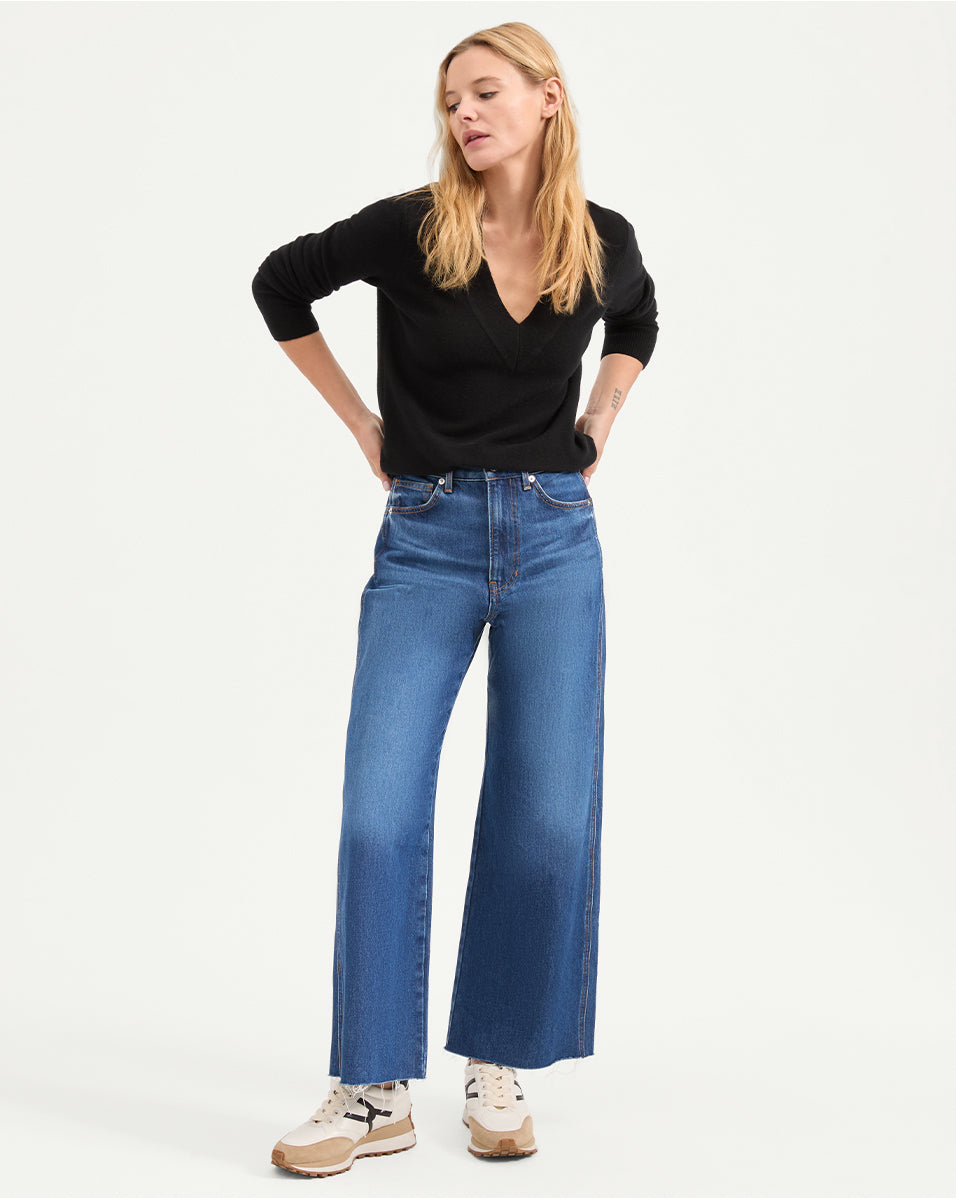 100% Cashmere V-Neck Sweater for Women | Coleta