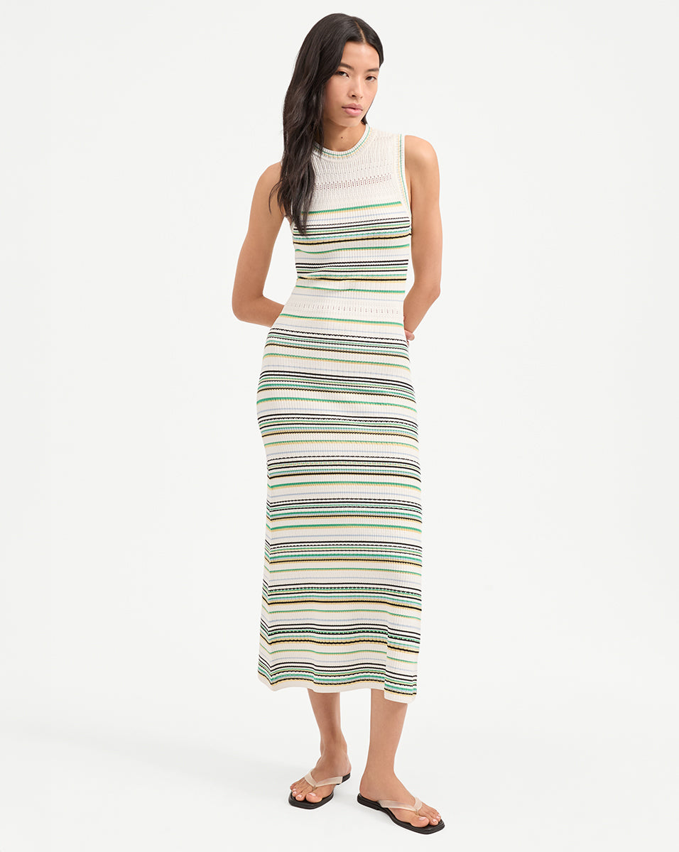 Super-Stretch Knit Maxi Dress for Day to Night | Dawna