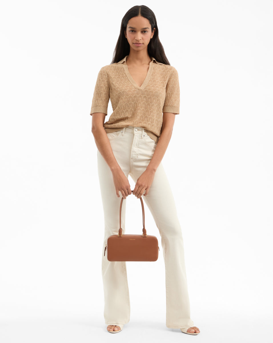 High-Rise Skinny-Flare Jeans in Classic Blue Wash | Beverly