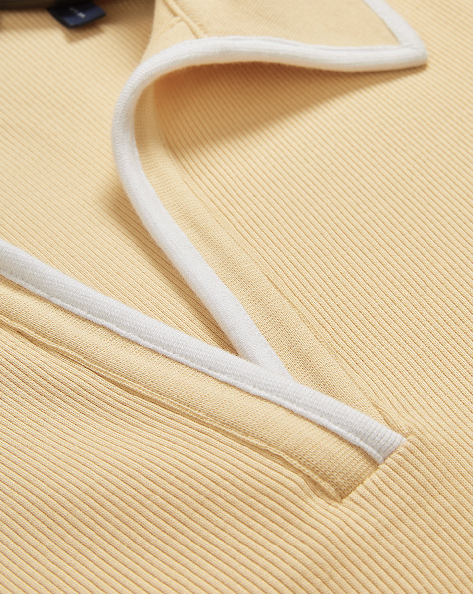 Men's Slim Fit Polo Shirt with Contrast Piping | Kearney