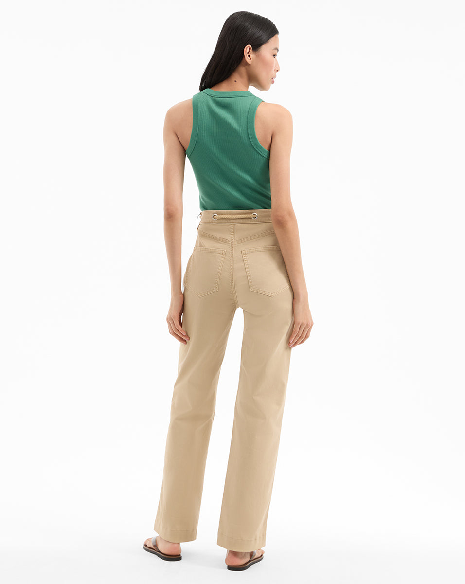 Cropped Racerback Tank Top for Women | Jordyn