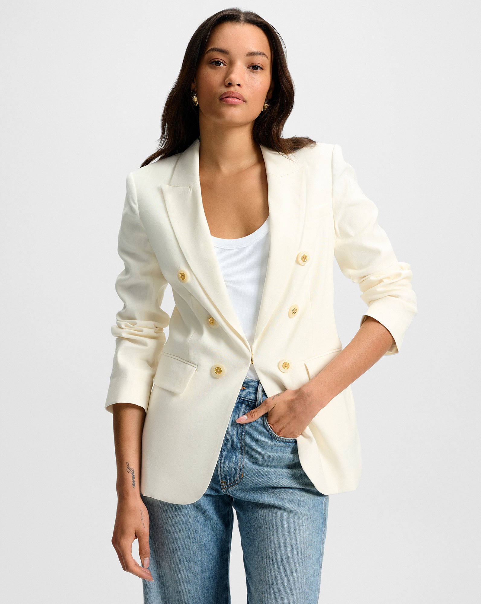 Summer Linen Blazer for Women | Bexley Dickey Jacket