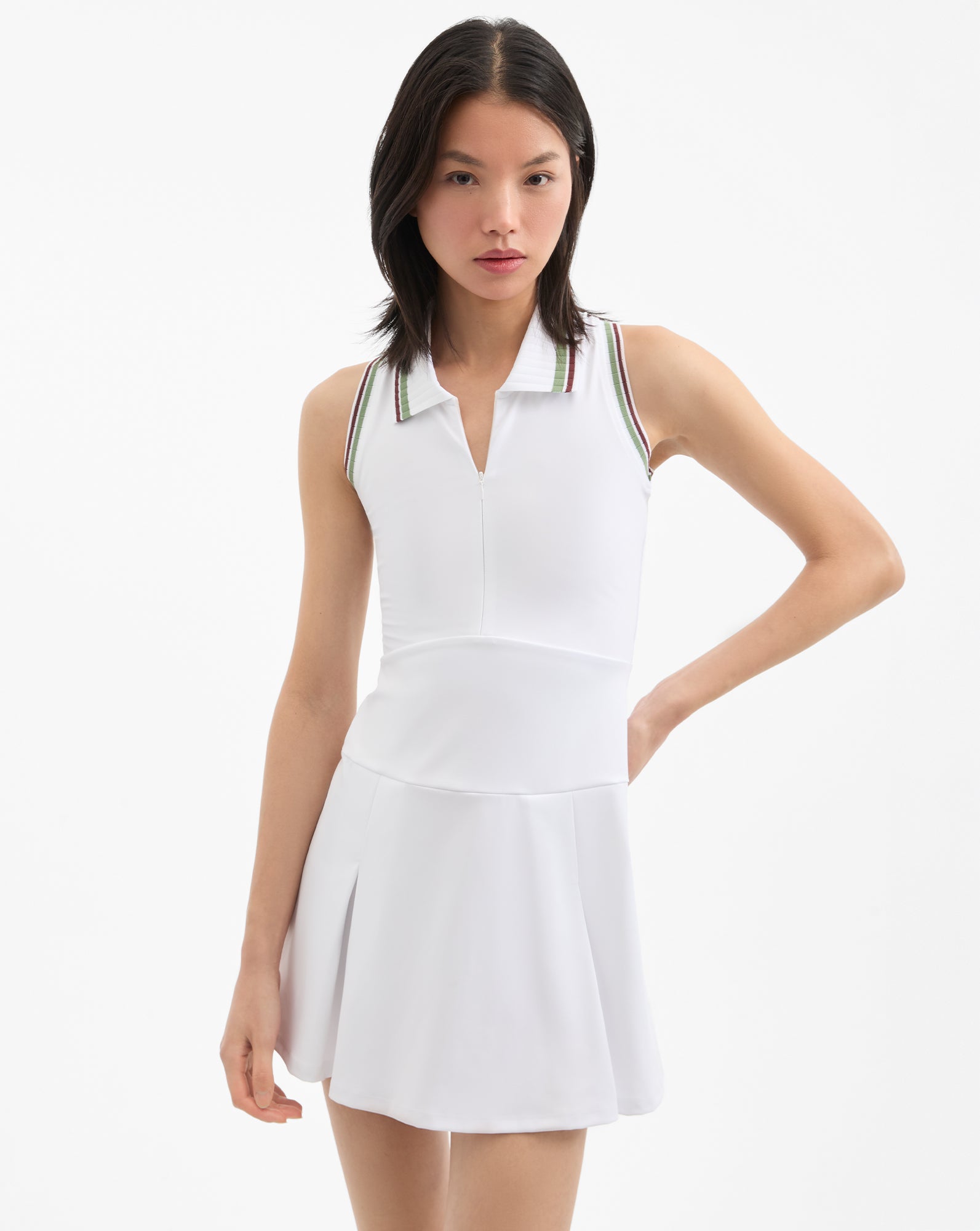 Quick-Dry Pleated Tennis Dress with Racerback | Ace by HEAD Sportswear