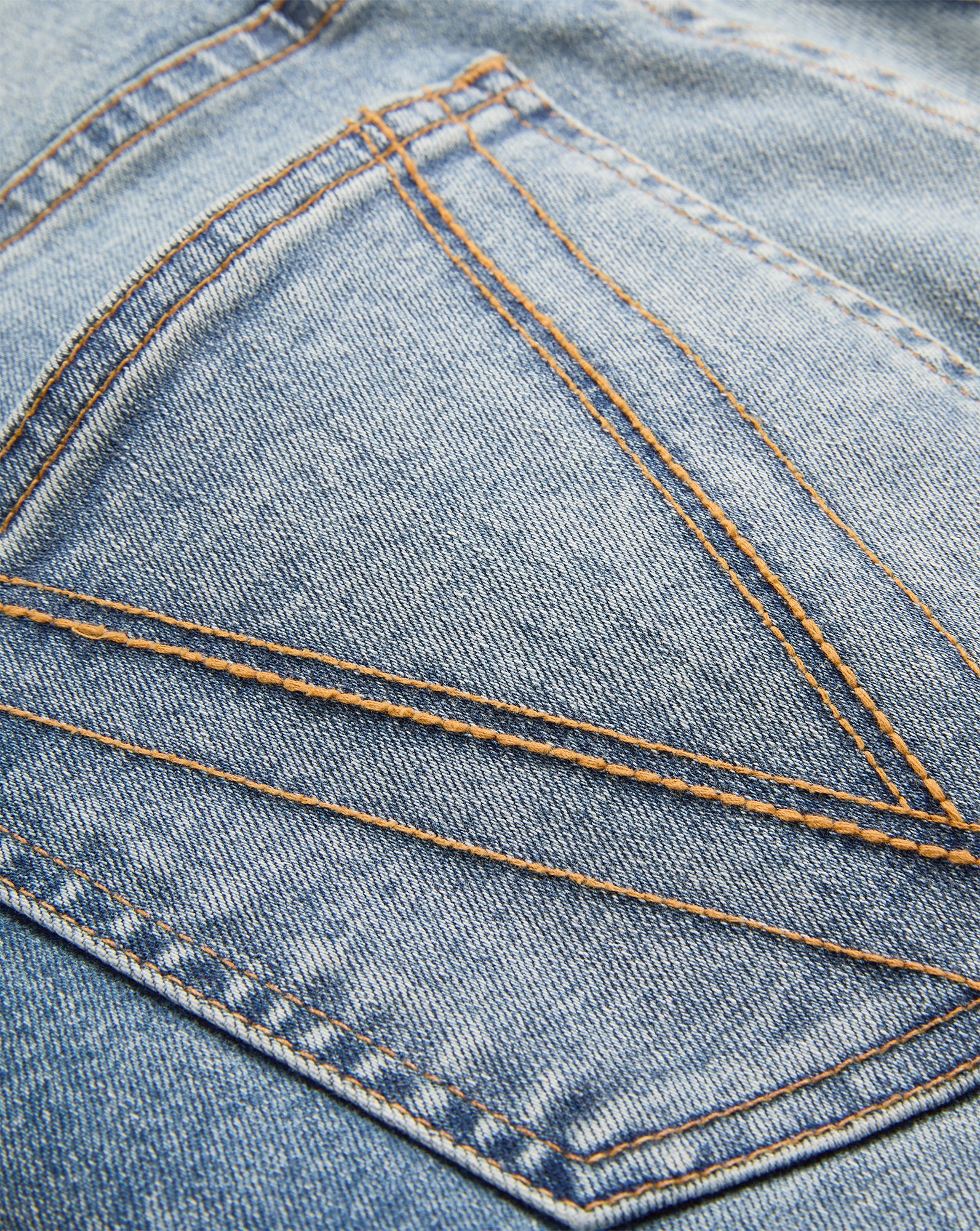 High-Rise Skinny-Flare Jeans in Classic Blue Wash | Beverly
