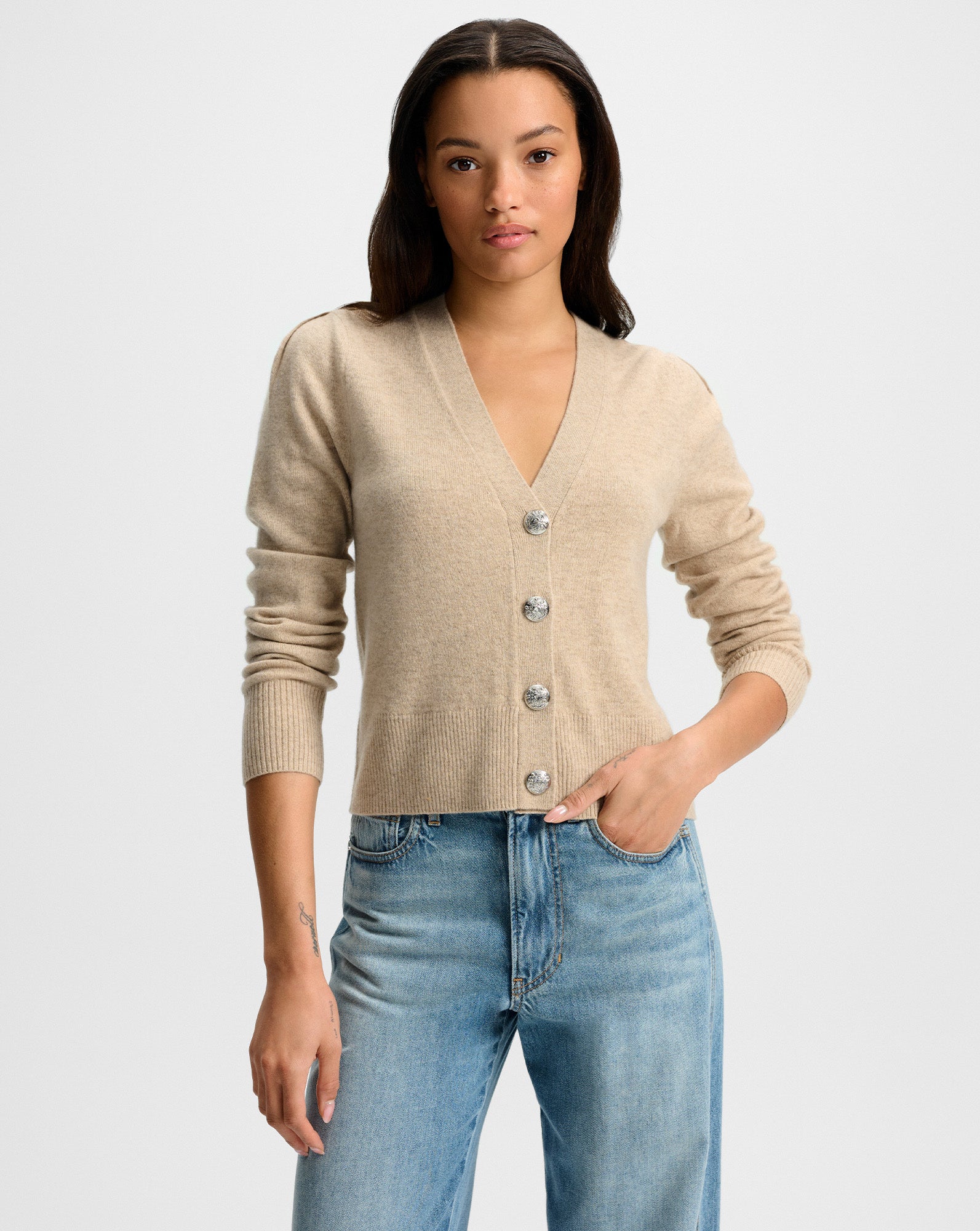 Luxury Cashmere Cardigan for Women | Solene Soft Knit