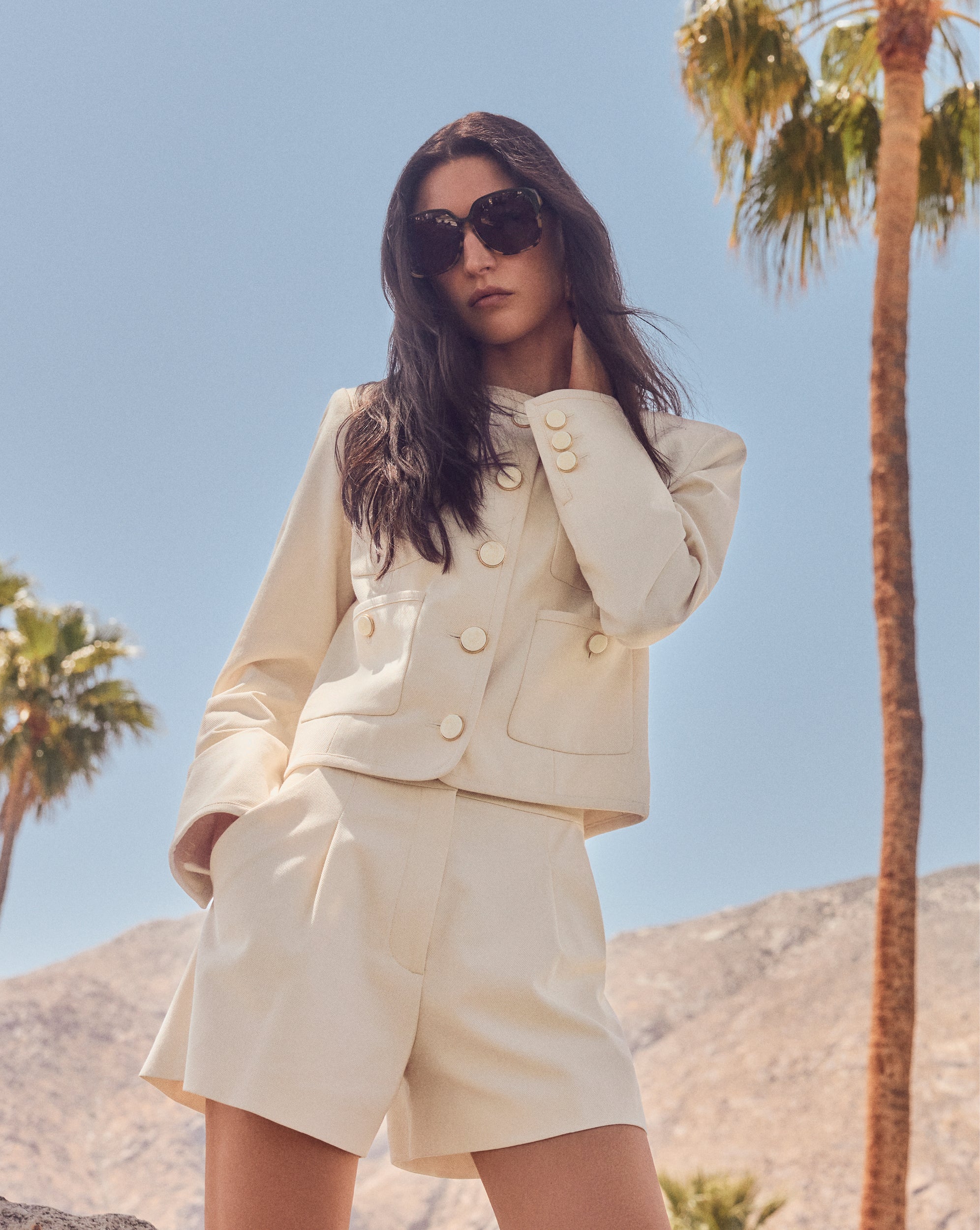Collarless Jacket for Women - Slim Fit Cropped Silhouette | Cirtane