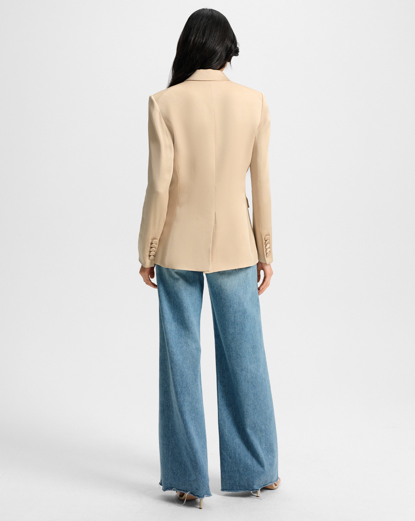 Tailored Khaki Dickey Jacket for Men | Long & Lean Fit