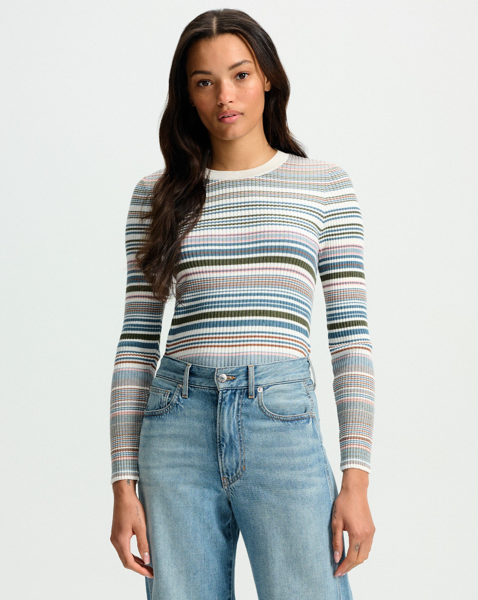 Breathable Cotton Striped Sweater for Men & Women | Palmas