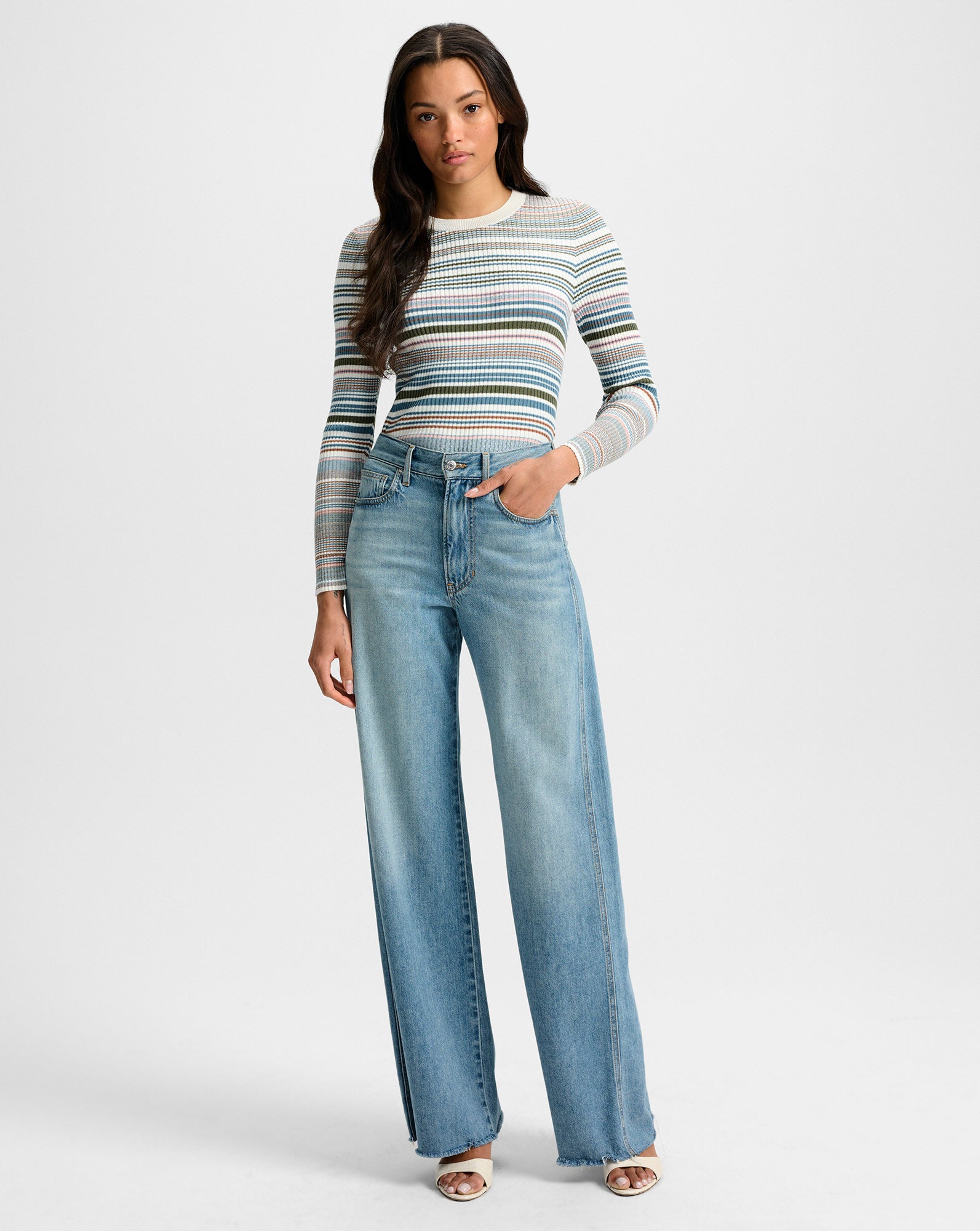 Breathable Cotton Striped Sweater for Men & Women | Palmas