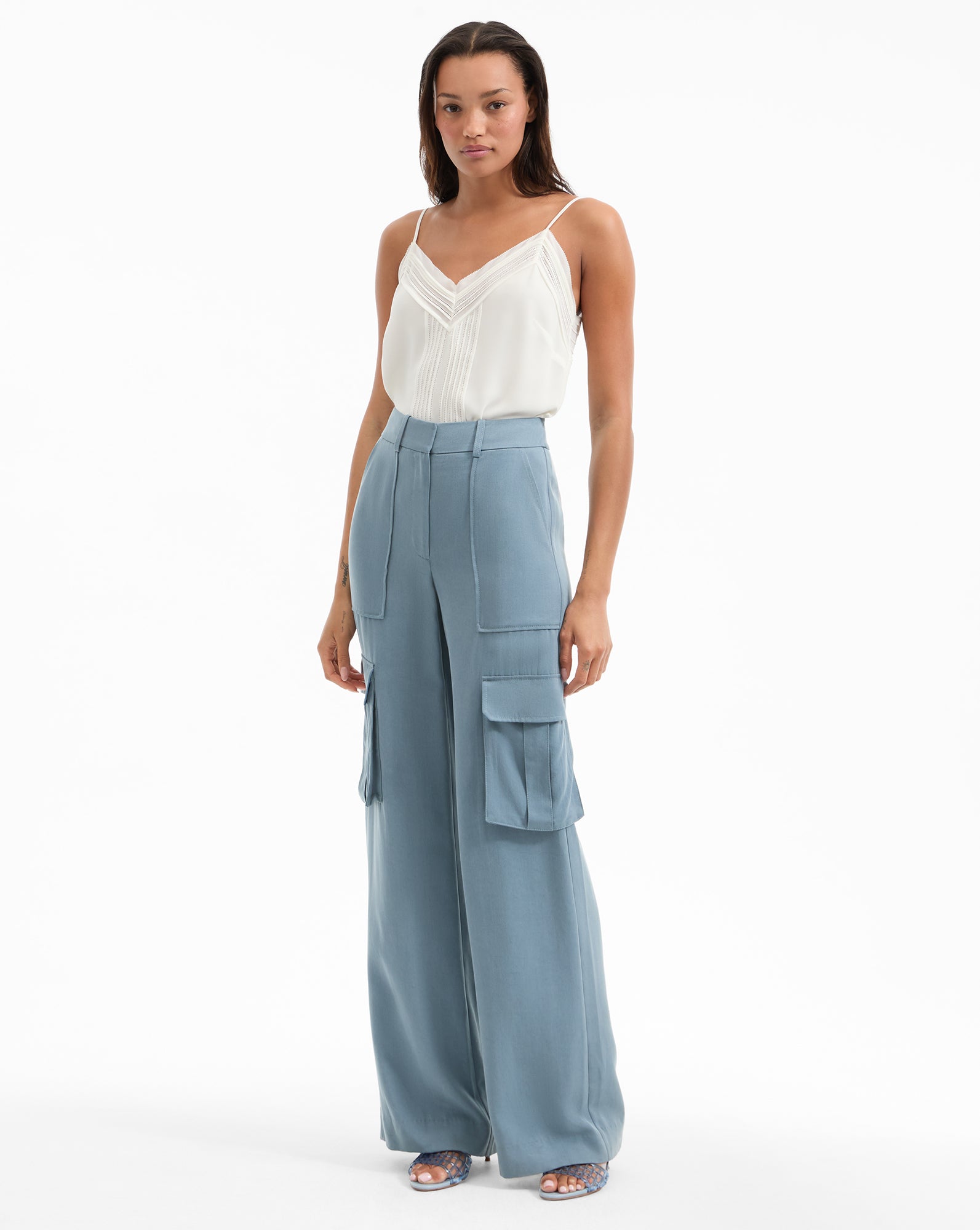 Silk-Like Pintuck Camisole for Women | Maray